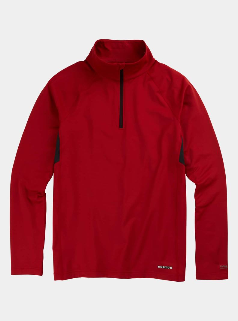 Burton Heavyweight X Base Layer Quarter-Zip Termoprádlo Panske Červené | 51239-ZUJW