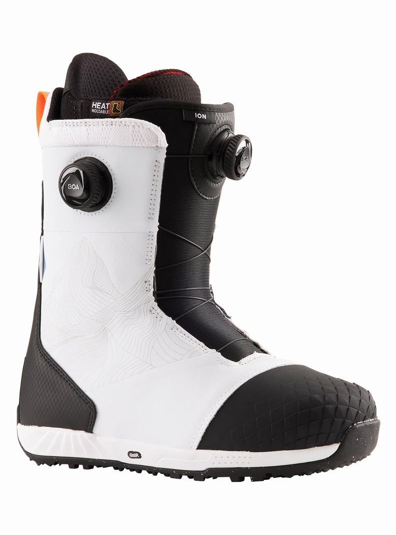 Burton Ion BOA® Snowboardové Topánky Panske Biele | 38094-QDAP