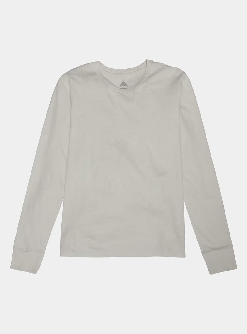 Burton Klasické Long Sleeve Tričko Damske Biele | 17208-YZLD