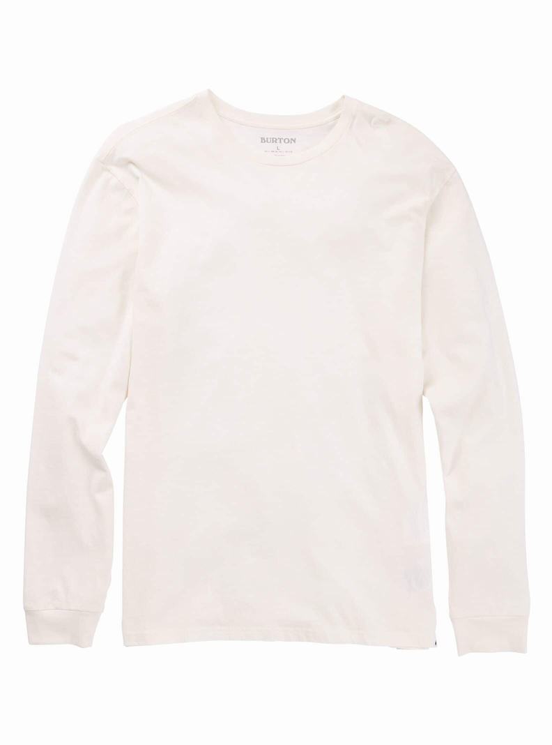 Burton Klasické Long Sleeve Tričko Panske Biele | 59102-YEJM