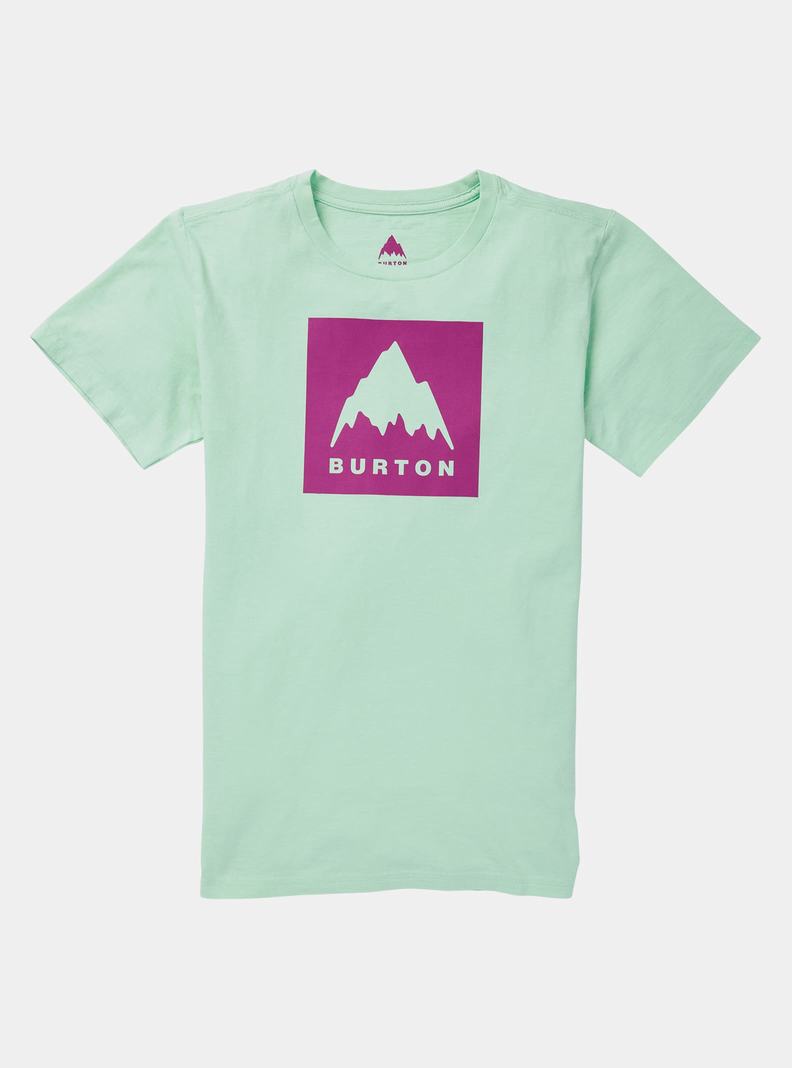Burton Klasické Mountain High Kratke Sleeve Tričko Detske Zelene | 03412-PJXZ
