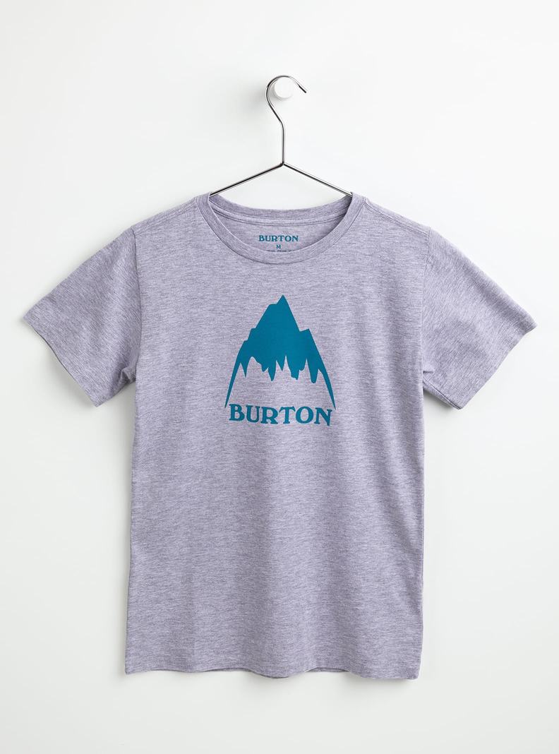 Burton Klasické Mountain High Kratke Sleeve Tričko Detske Siva | 56301-KROQ