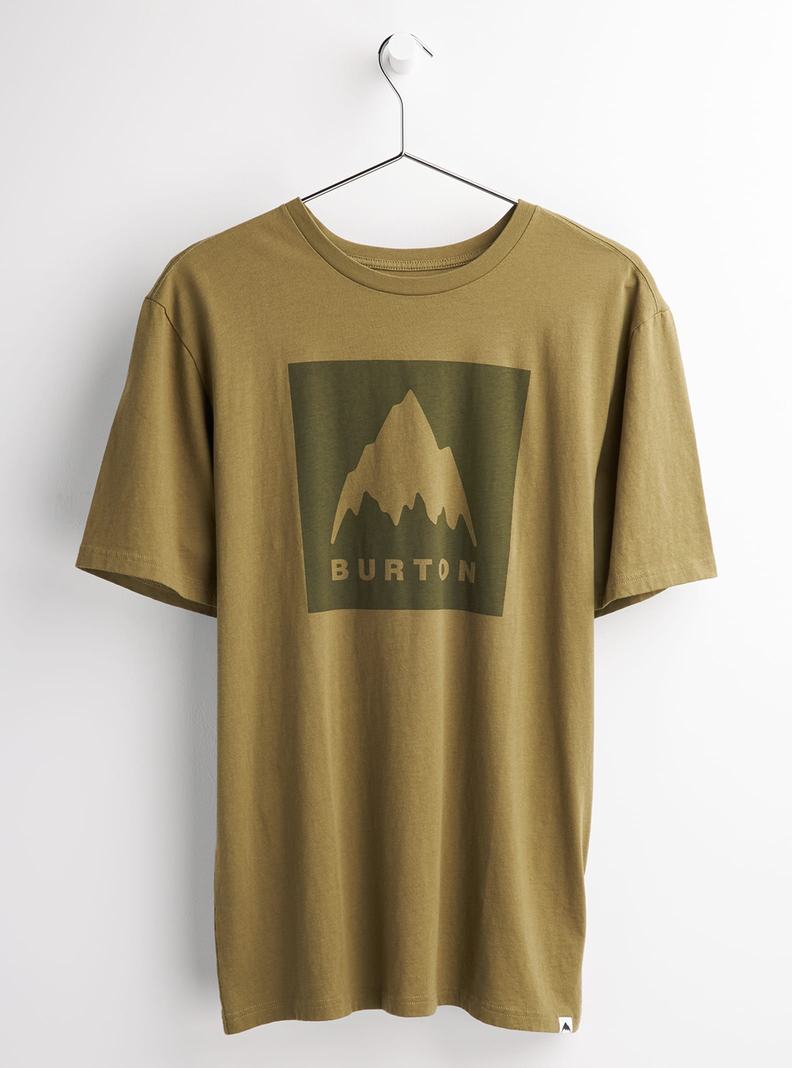 Burton Klasické Mountain High Kratke Sleeve Tričko Damske Olivovo Zelená | 96418-ULOF