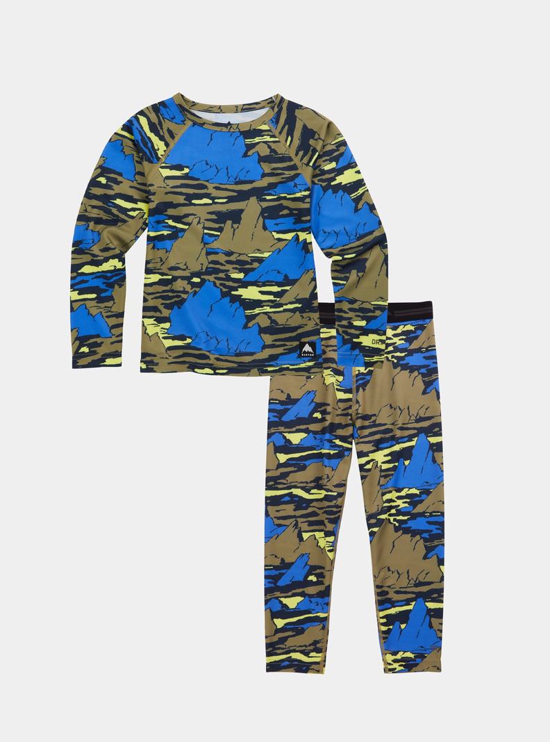 Burton Lahke Base Layer Set Termoprádlo Detske Olivovo Zelená | 96241-OPYX