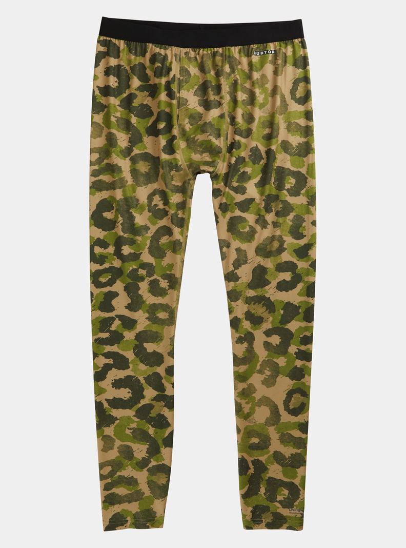 Burton Lahke X Base Layer Pants Termoprádlo Panske Hnedožltý Zelene | 80361-MRBD
