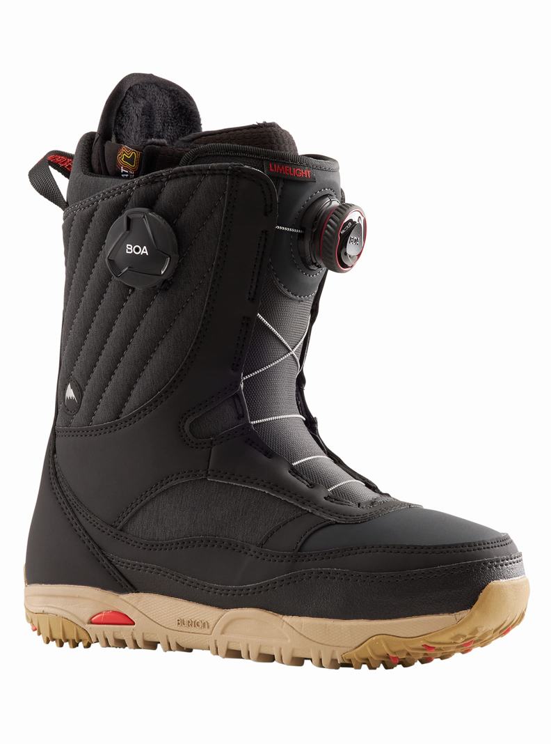 Burton Limelight BOA® Siroke Topanky Snowboardové Topánky Damske Čierne | 02657-YPXG