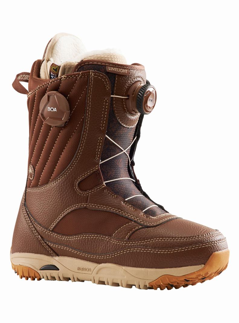 Burton Limelight BOA® Snowboardové Topánky Damske Hnede | 15268-WCXB