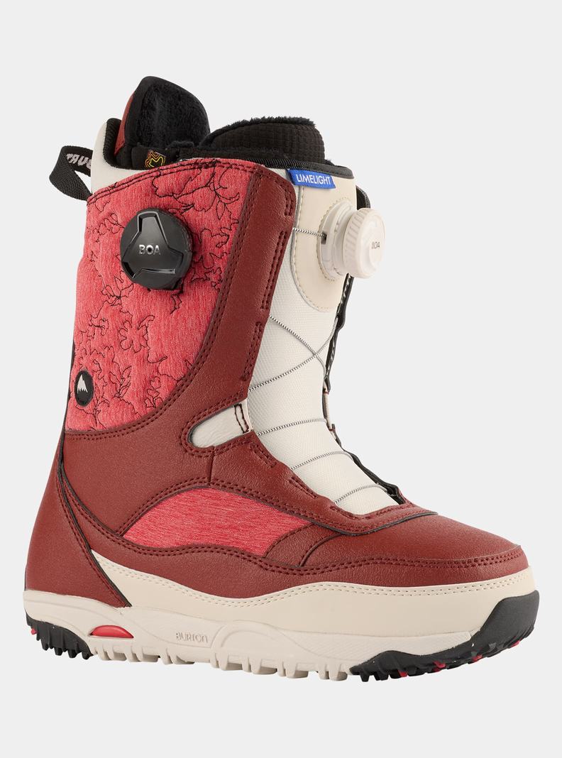 Burton Limelight BOA® Snowboardové Topánky Damske Bordove Béžové | 90547-CQTJ