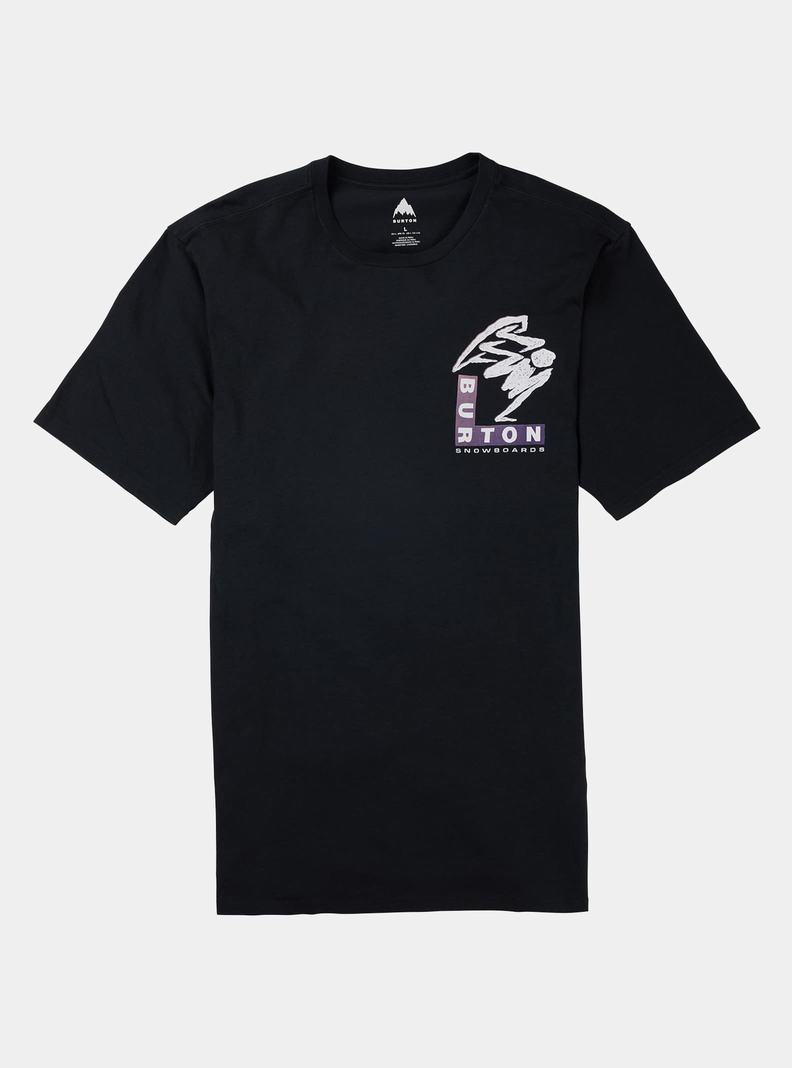 Burton Macatowa Kratke Sleeve Tričko Panske Čierne | 29657-SFVR