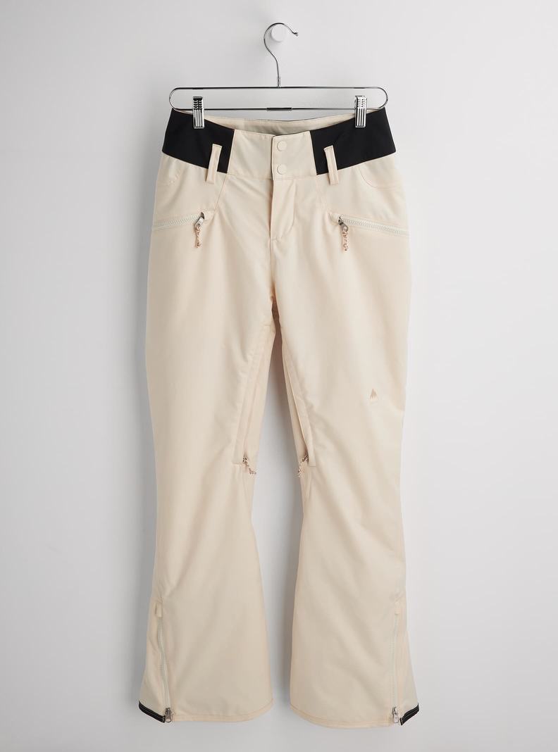 Burton Marcy High Rise Stretch Snowboardove Nohavice Damske Béžové | 72416-EBDF