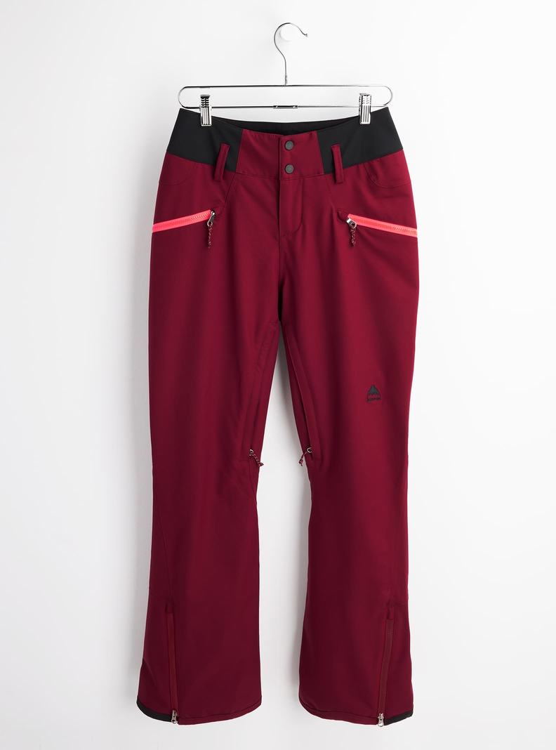 Burton Marcy High Rise Stretch Snowboardove Nohavice Damske Bordove | 90283-IVPE