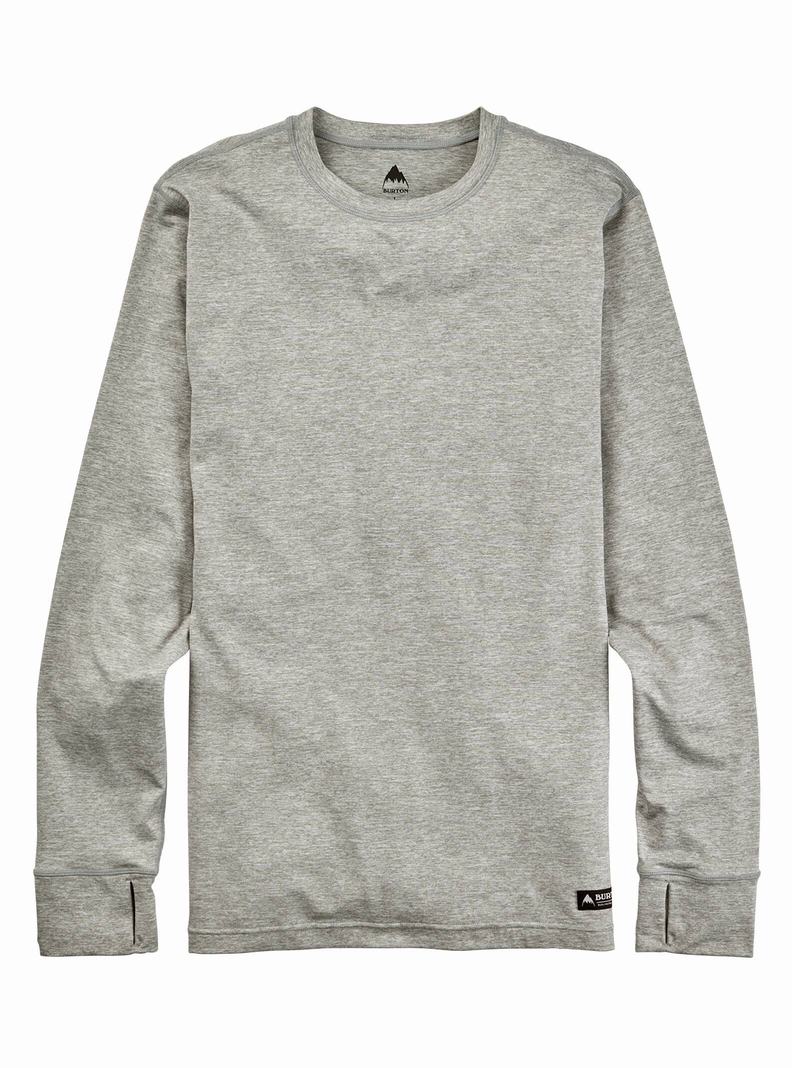Burton Midweight Base Layer Crewneck Termoprádlo Panske Siva | 96203-WXMR