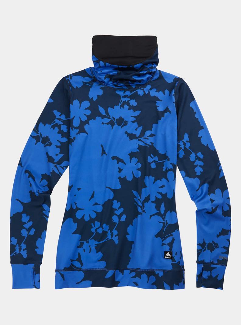 Burton Midweight Base Layer Long Neck Shirt Termoprádlo Damske Modre | 56381-WRZI