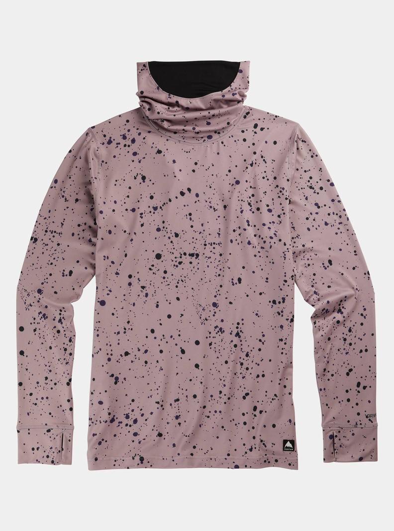 Burton Midweight Base Layer Long Neck Shirt Termoprádlo Panske Nachový | 85741-ZQFR