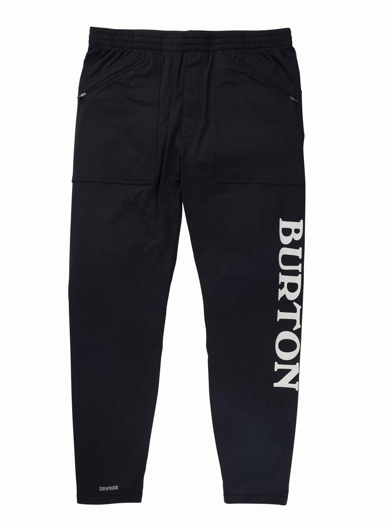 Burton Midweight Base Layer Stash Pants Termoprádlo Panske Čierne | 89542-FHVJ