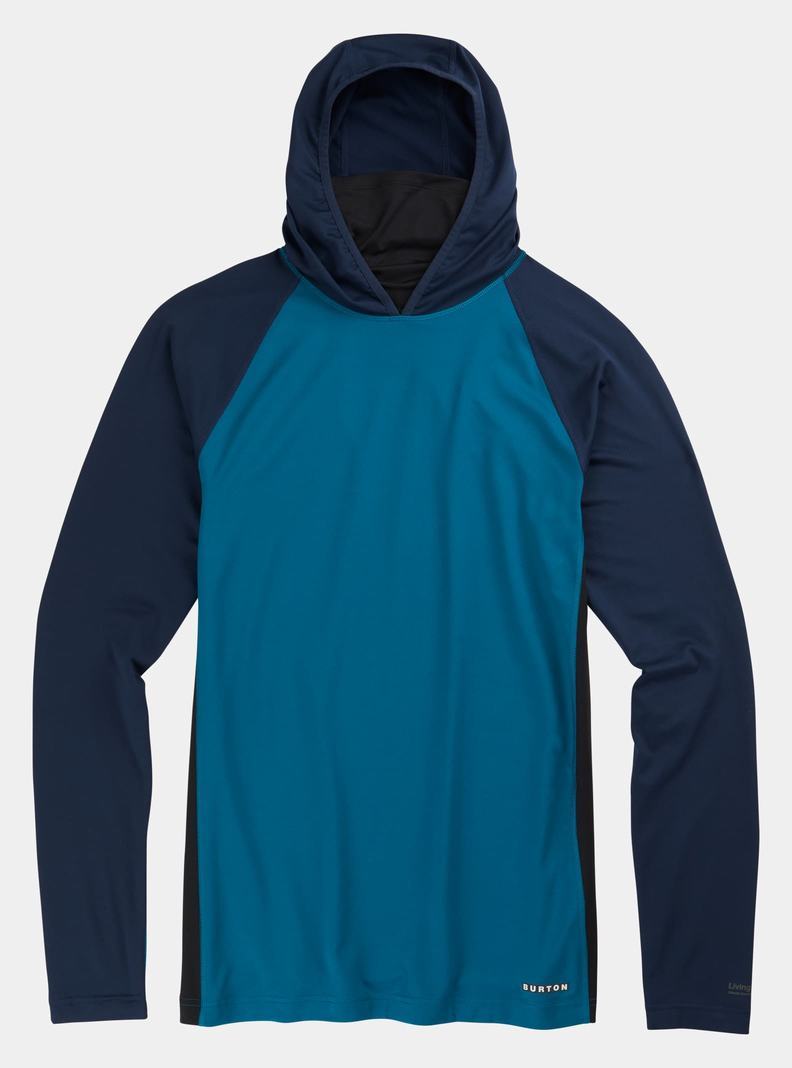 Burton Midweight X Base Layer Long Neck Hoodie Termoprádlo Panske Modre | 58349-ZOMP