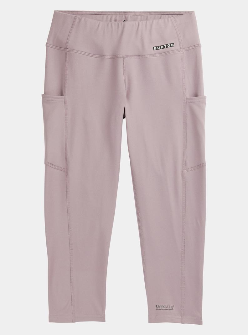 Burton Midweight X Base Layer Three-Quarter Boot Pants Termoprádlo Damske Nachový | 06137-DMVG