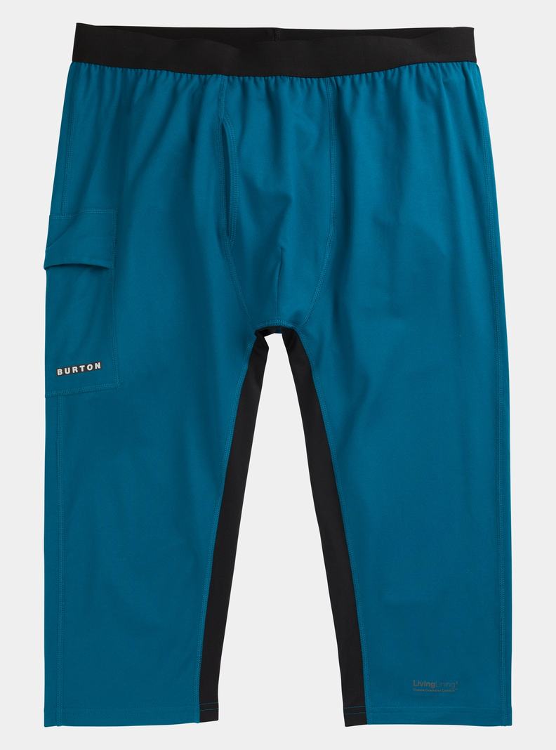 Burton Midweight X Base Layer Three-Quarter Boot Pants Termoprádlo Panske Modre | 90475-OFWM