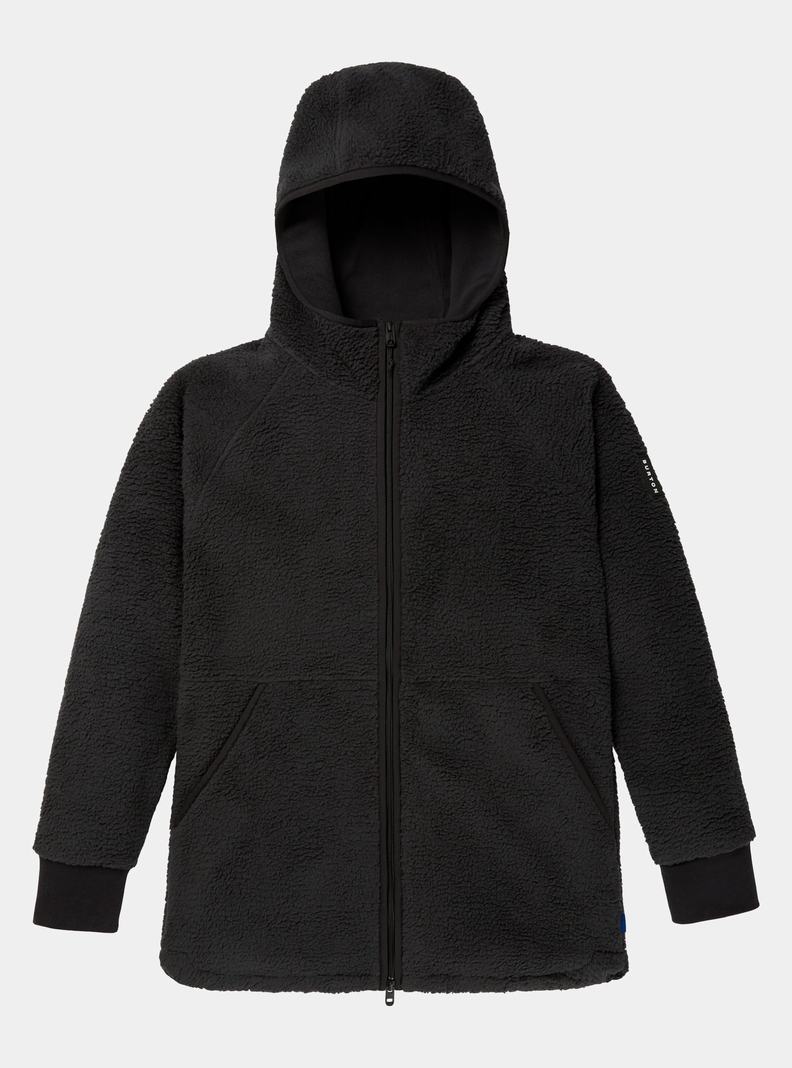 Burton Minxy Full-Zip Fleece Mikina Damske Čierne | 85014-KGOA