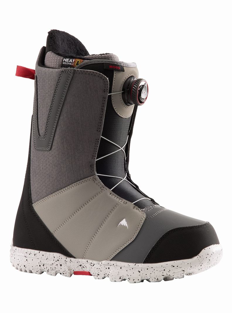 Burton Moto BOA® Snowboardové Topánky Panske Siva Čierne | 91435-YEVR
