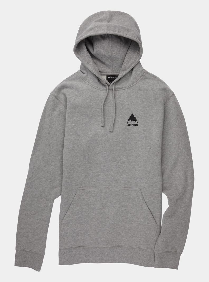 Burton Mountain Pullover Mikina Panske Siva | 12905-XUEV