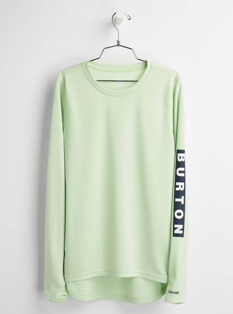Burton Multipath Active Long Sleeve Tričko Damske Zelene | 71835-TGVE