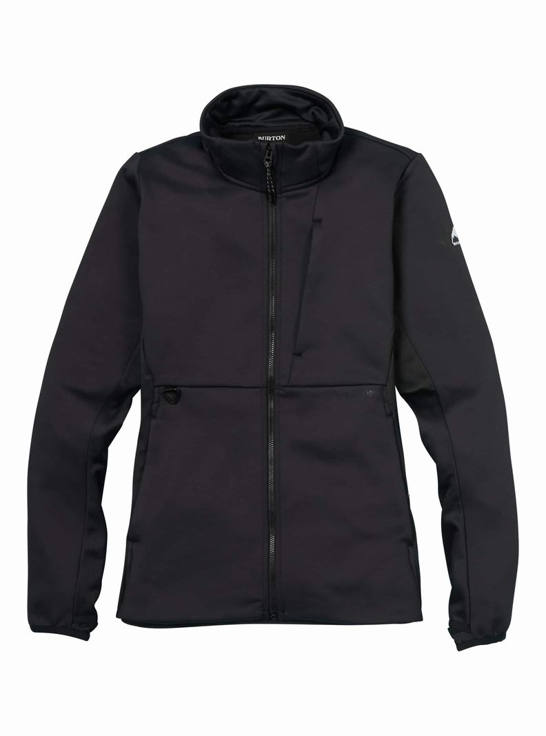 Burton Multipath Full-Zip Fleece Mikina Damske Čierne | 84297-QBCZ