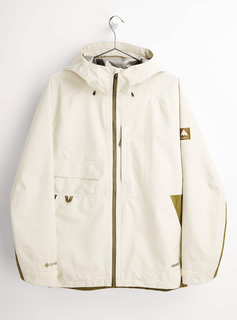 Burton Multipath GORE-TEX Shell Zimní Bunda Panske Strieborne Zelene Olivovo Zelená | 25607-VFUJ