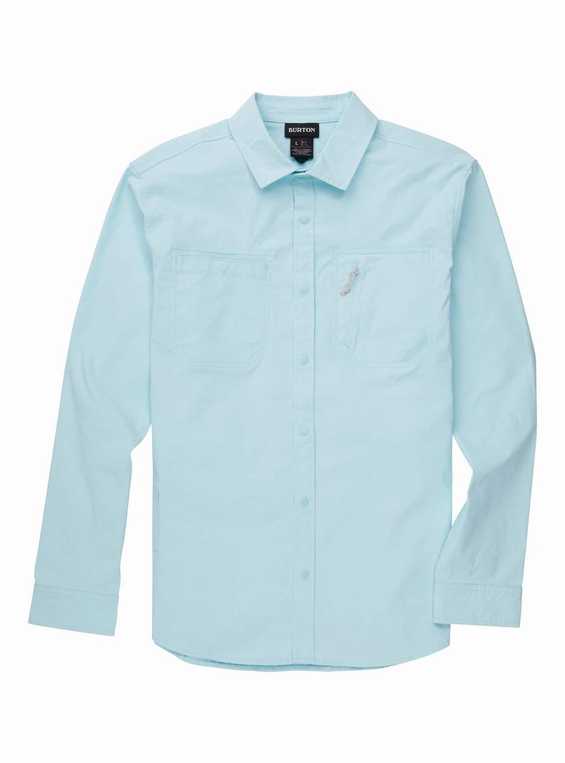 Burton Multipath Utility Long Sleeve Shirt Košele Panske Svetlo Tyrkysové | 39142-MJAW