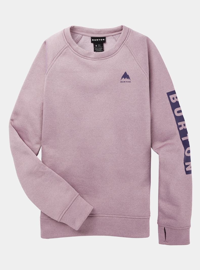 Burton Oak Crewneck Fleece Mikina Damske Lavendel | 21874-OCAY