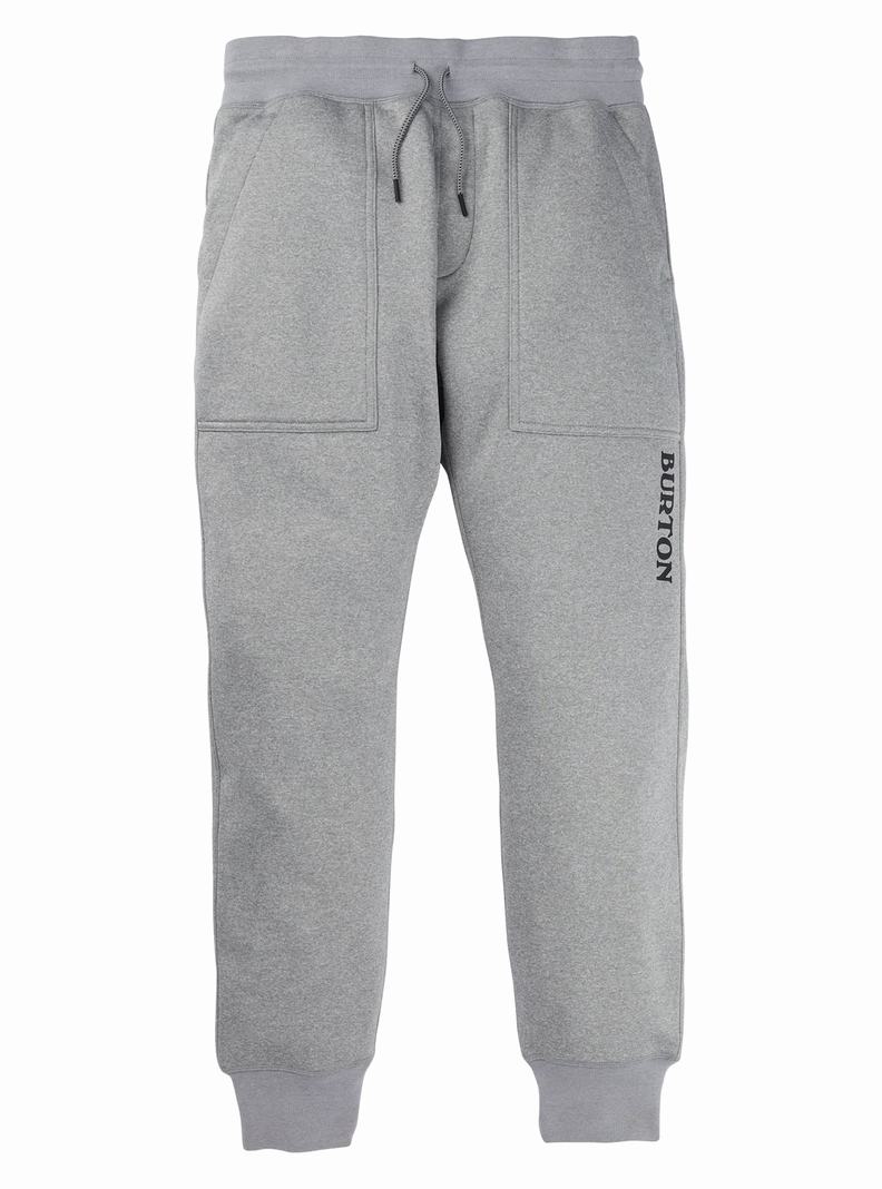 Burton Oak Fleece Nohavice Panske Siva | 62034-APIT
