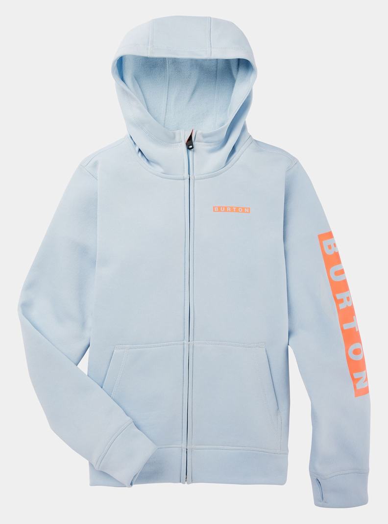 Burton Oak Full-Zip Mikina Detske Modre | 42015-VMRT