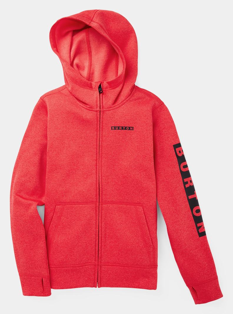 Burton Oak Full-Zip Mikina Detske Ruzove | 46293-KQZT