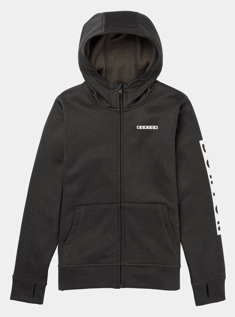 Burton Oak Full-Zip Mikina Detske Čierne | 38794-RAKY