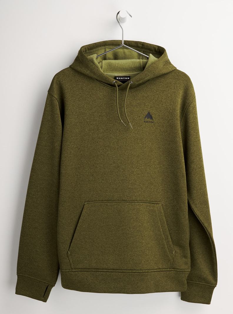 Burton Oak Pullover Mikina Panske Olivovo Zelená | 52631-PEWR