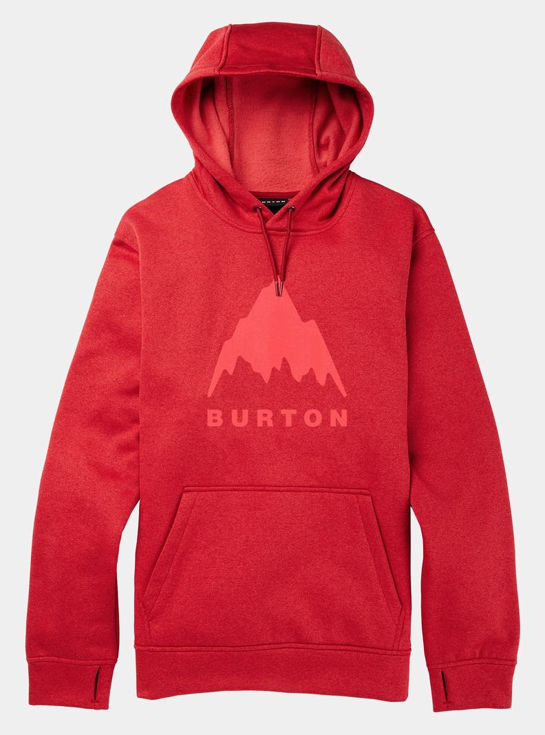Burton Oak Pullover Mikina Panske Červené | 20475-IJRY