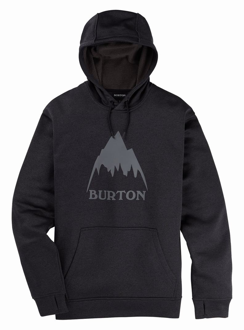 Burton Oak Pullover Mikina Panske Čierne | 32984-DEBL