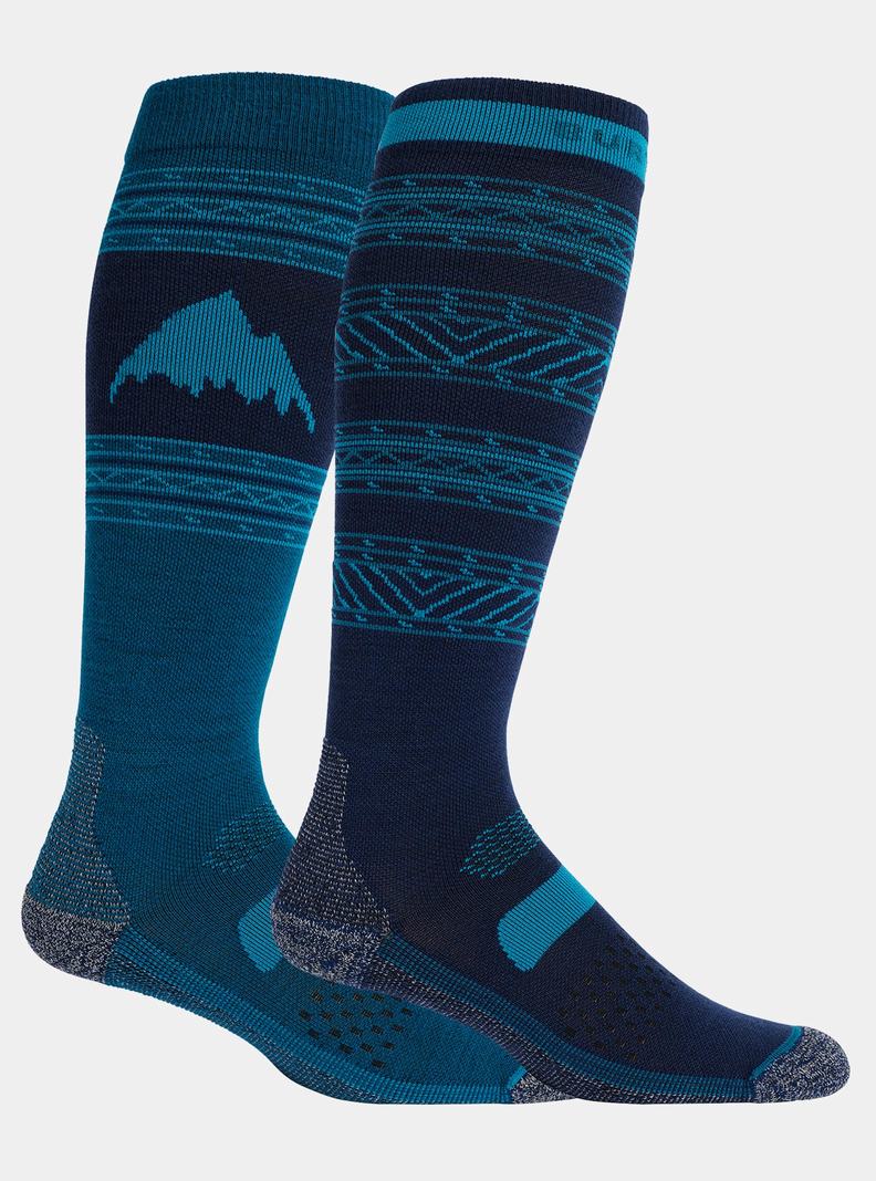 Burton Performance Lahke (2 Pack) Snowboardové Ponožky Panske Modre | 74605-UOCP