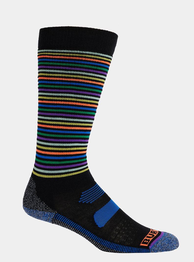 Burton Performance Midweight Snowboardové Ponožky Detske Stripes | 03921-ISVD
