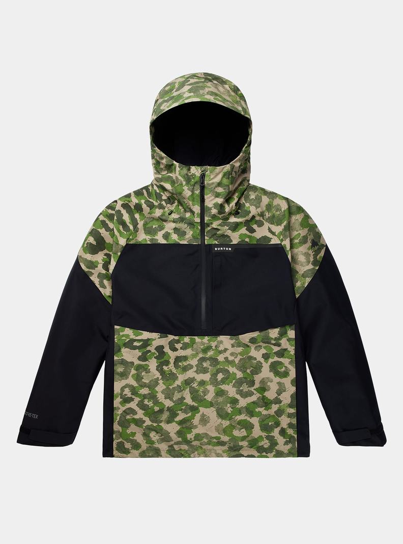 Burton Pillowline GORE-TEX 2L Anorak Zimní Bunda Panske Maskacove Čierne | 13758-WYBH