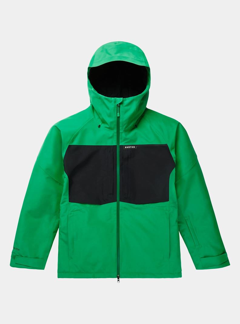 Burton Pillowline GORE‑TEX 2L Zimní Bunda Panske Zelene Čierne | 17509-PIYQ