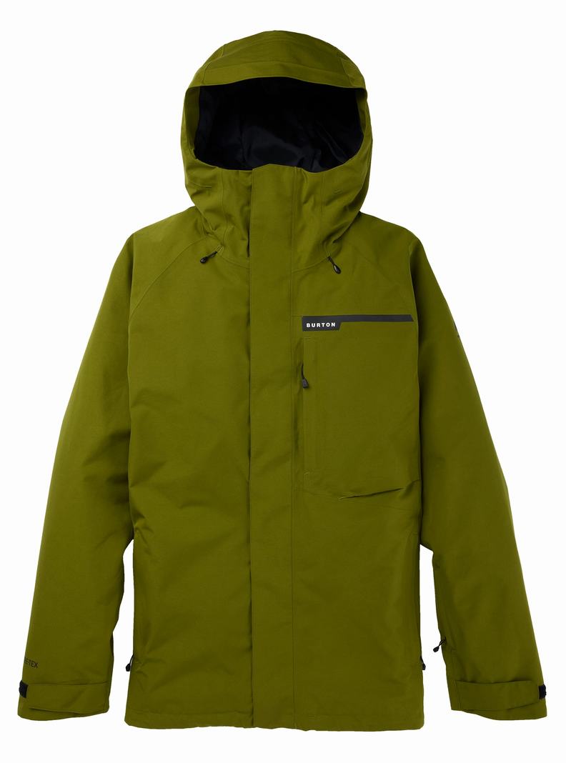 Burton Powline GORE-TEX 2L Zimní Bunda Panske Zelene | 63902-UFSK