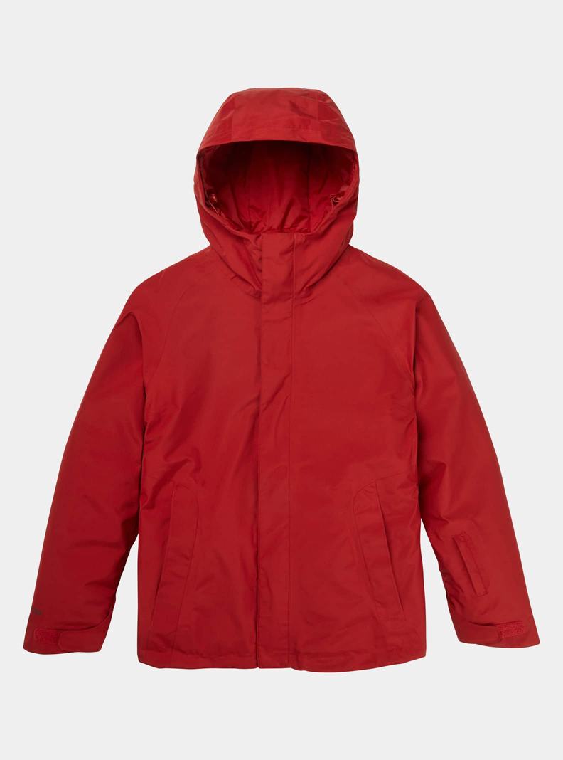 Burton Powline GORE‑TEX 2L Insulated Zimní Bunda Damske Červené | 01763-JCPA