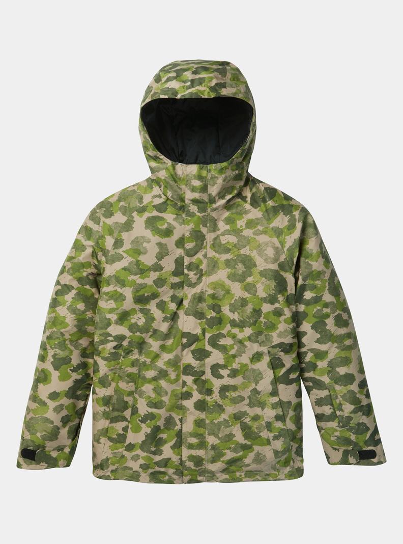 Burton Powline GORE‑TEX 2L Insulated Zimní Bunda Damske Zelene Maskacove | 86230-JMLG