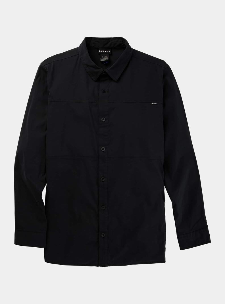 Burton Pracovná Stretch Long Sleeve Košele Panske Čierne | 14537-DYAX