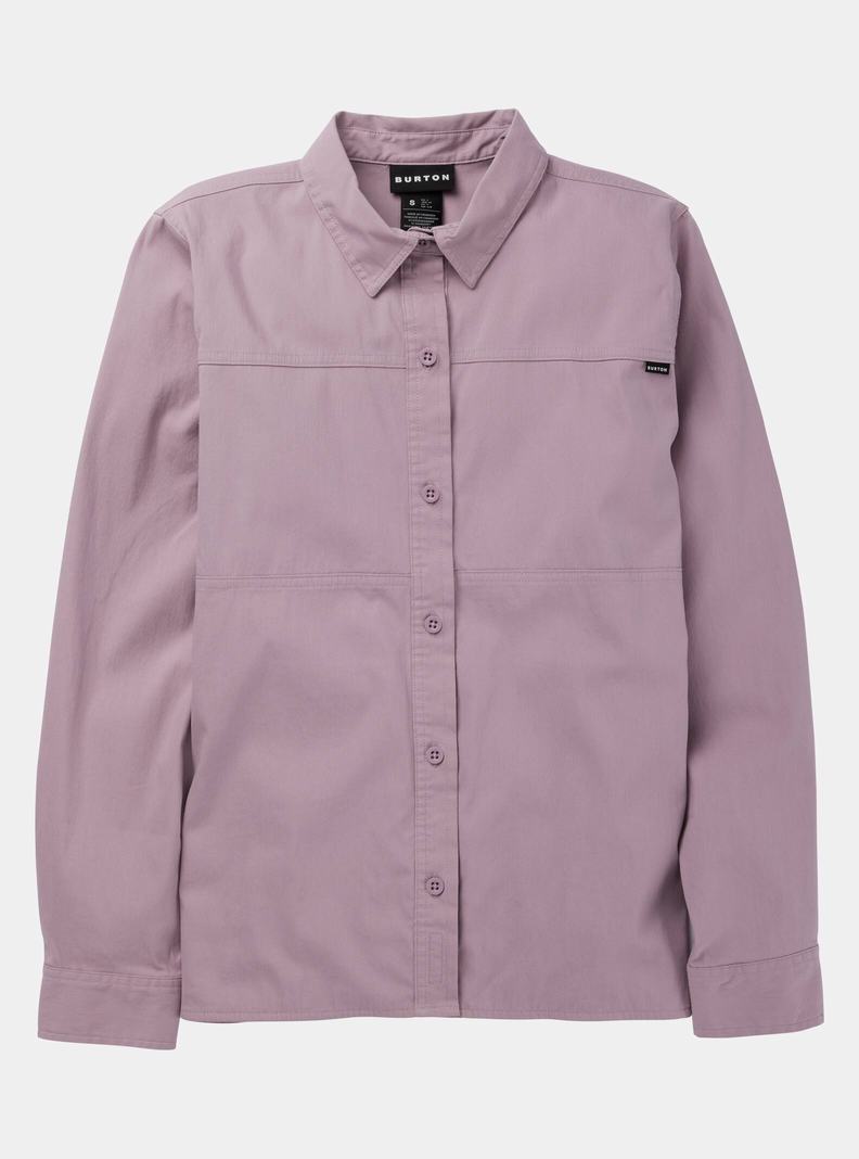 Burton Pracovná Stretch Long Sleeve Košele Damske Lavendel | 29567-CNMS