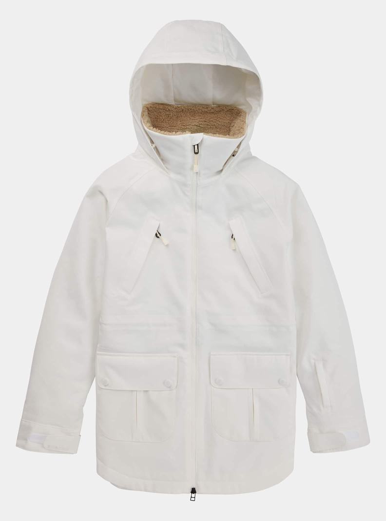 Burton Prowess Zimní Bunda Damske Biele | 39540-ZWYI