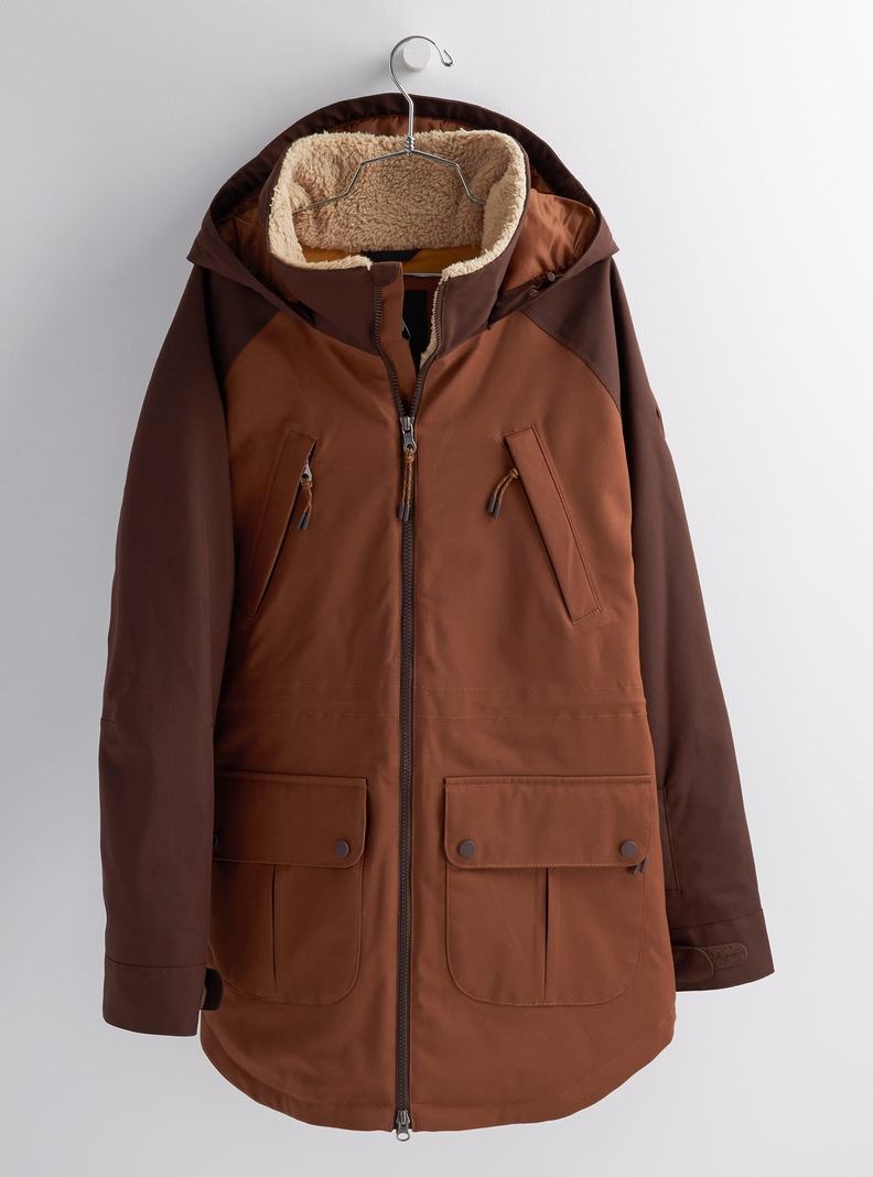 Burton Prowess Zimní Bunda Damske Hnede | 39168-OBKP