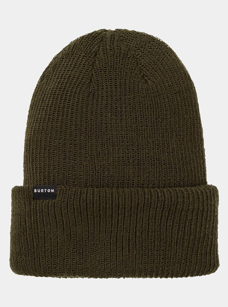 Burton Recycled All Day Long Čiapky Panske Tmavo Zelene | 94160-WUHC