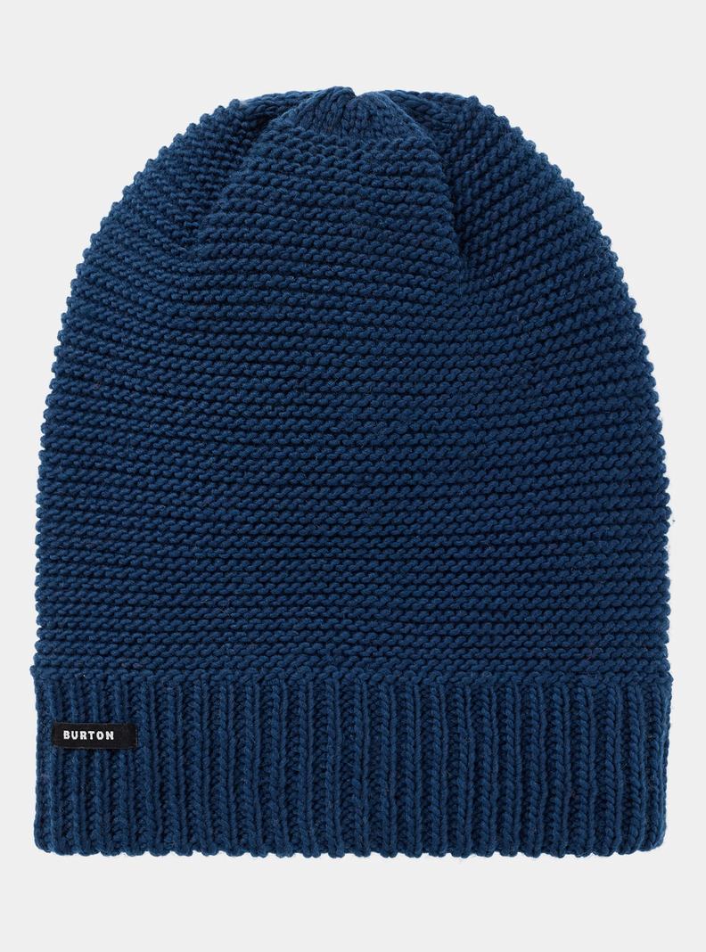 Burton Recycled Garter Stitch Čiapky Damske Modre | 92748-TOMN